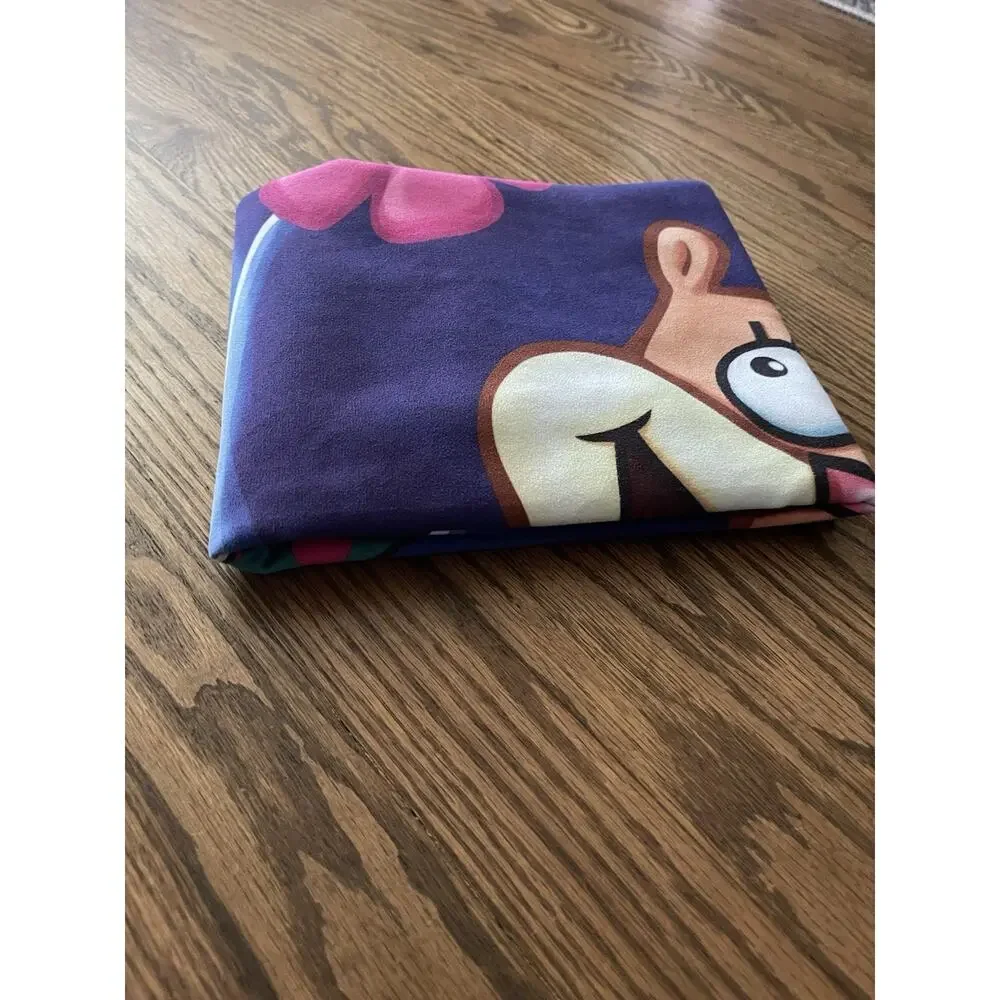 Sandy Cheeks SpongeBob Beach Towel Thin Beach Tech Eco-Friendly Microfiber 59x29